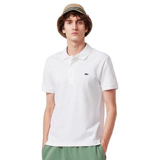 LACOSTE法国鳄鱼男装经典商务休闲纯色翻领Polo衫|PH7937 001/白色 L 5
