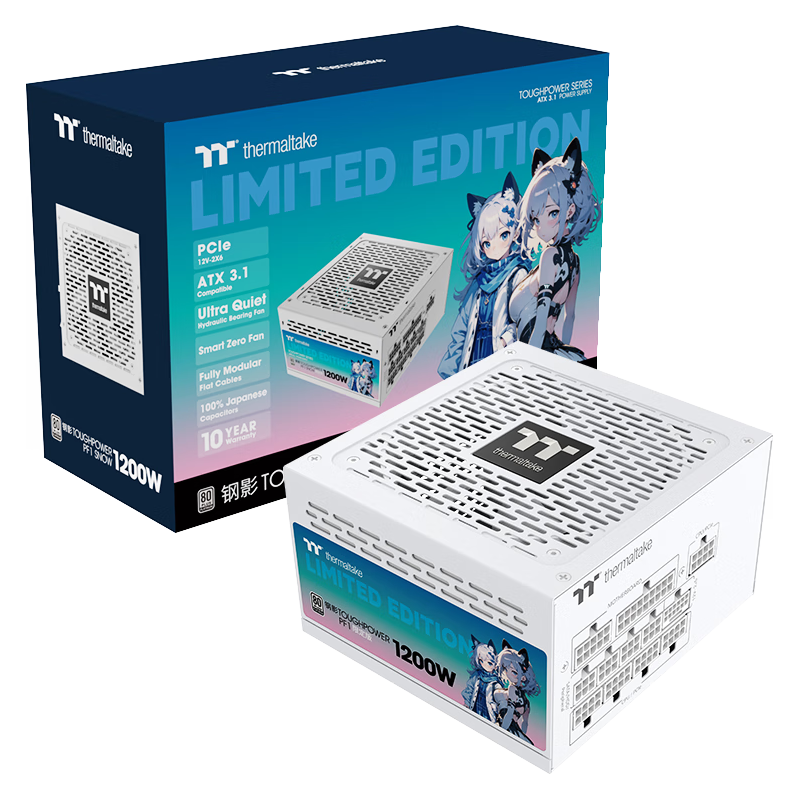  Thermaltake/曜越 80PLUS白金 电源  1200W