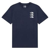 THE NORTH FACE 北面 TheNorthFace北面短袖男 2021夏季新品官方旗舰时尚雪山印花速干宽松透气运动休闲半袖T恤