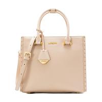 La Festin/拉菲斯汀 新款牛皮包包女单肩斜挎手提包大容量女托特包红色婚包新娘包 象牙米（大版）均码