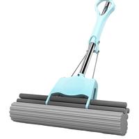 尚奇 海绵拖把胶棉拖把 吸水墩布懒人免手洗自动挤水式清洁伸缩长杆工具刮水神器 J5-27