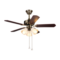 永怡御风吊扇灯42寸101餐厅风扇灯美式复古仿客厅木叶北欧电风扇灯家用新中式带灯吊扇 42寸/青古铜/101AB//配木瓜酸洗灯罩 遥控控制(带定时关闭功能)