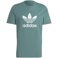 adidas ORIGINALS Trefoil 男子运动T恤 墨绿/白 GN3483