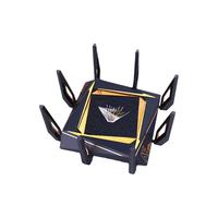 ROG 玩家国度 GT-AX11000 高达联名款 三频11000M 家用千兆无线路由器 Wi-Fi 6 单个装 黑黄色