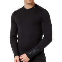 保暖服饰：哈雷汉森 Helly-Hansen LIFA 【吸湿排汗】男士二合一双层美利奴羊毛中量级圆领上衣