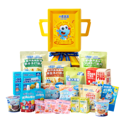 小鹿蓝蓝 儿童满分杯礼包零食大礼包幼儿园小学/1453g