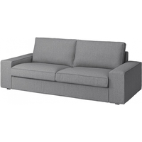 宜家 KIVIK奇维三人布艺沙发可拆洗客厅家居 米色/灰色提伯勒比