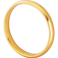 匠蕴黄金手镯女男足金999亮面镯子古法传承泥鳅背半实心素圈婚嫁 亮面 35g 面宽约6mm  下单留言圈口 按实物金重退补