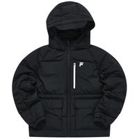 FILA 女装FUSION系列女式休闲时尚保暖舒适百搭日常连帽羽绒服