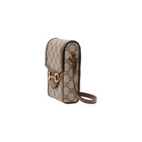 GUCCI古驰马衔扣1955系列手机包