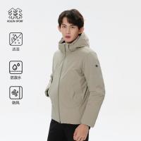 保暖服饰：KOLON SPORT 可隆 90%鹅绒男士轻量防风透湿鹅绒连帽羽绒服