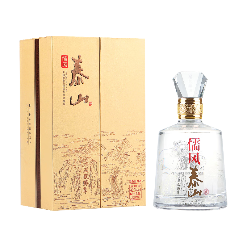  taishanpai/泰山牌 固态法酿造 浓香型白酒
