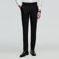 乔顿 男士西裤经典商务休闲绅士羊毛不易褶皱纯色单西裤