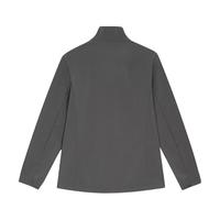 诺诗兰秋冬软壳衣男户外防风保暖防泼水加绒外套可拆卸帽 纯黑色27E-男低领 190