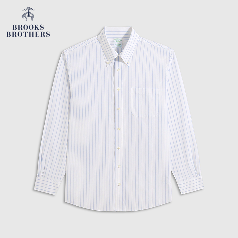 Brooks Brothers/布克兄弟男士秋季款supima棉正装衬衫
