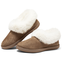 斯凯奇（Skechers）女士加绒时尚棉鞋169012 栗色/CSNT 38