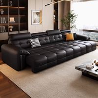 欧派（OPPEIN）电动智能沙发可躺可睡可调节小户型三人位客厅2025多功能 4.26米四人位-全电动位(4CM天然水洗乳胶+4 【至臻版】S++级接触面摔纹半青皮原生牛皮-10%