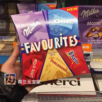 妙卡（Milka）荷兰德国奶油巧克力夹心威化饼干 干6块装180g 妙卡四方盒散糖巧克力礼盒159g 紫色