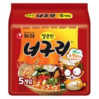 韩国农心浣熊乌龙面乌冬面炸酱方便面拉面辣味速食袋装泡面