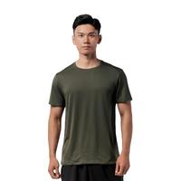 DECATHLON 迪卡侬 男子运动T恤 亚麻绿 M