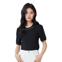 Roem 罗燕 女士圆领短袖T恤 RCLWC6301B