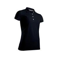 迪卡侬polo衫女翻领polo短袖运动T恤夏季大码纯色宽松INESIS 粉色点点 165/84Y/XS 经典黑色 175/120B/XXL