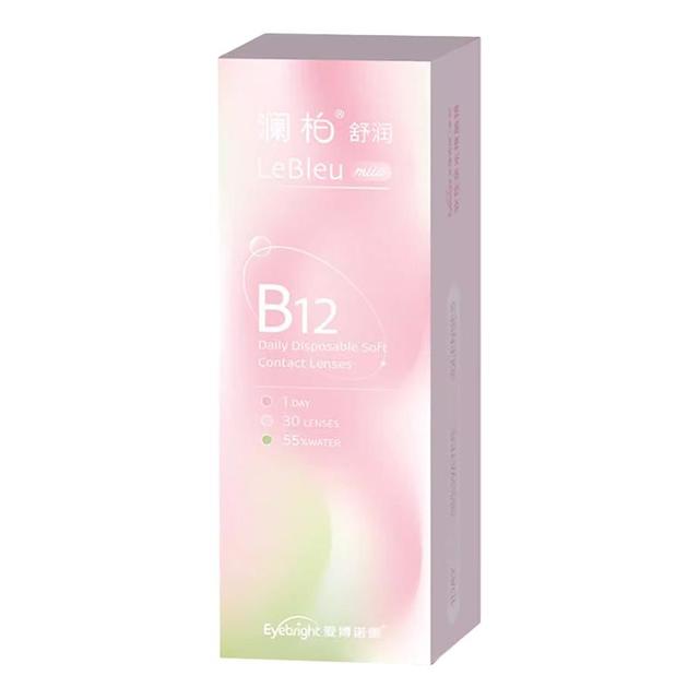 澜柏 LENBERT 隐形眼镜 小粉片日抛 30片 大盒装