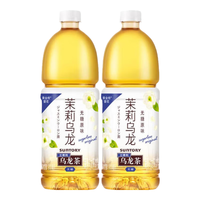 三得利（Suntory）无糖乌龙茶饮料900ml*2/4/6/12瓶 大瓶装 无糖茉莉桂花乌龙茶饮料 无糖茉莉乌龙茶900ml*2瓶