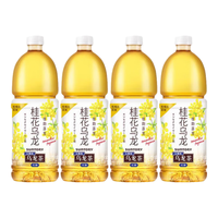 三得利（Suntory）无糖乌龙茶饮料900ml*2/4/6/12瓶 大瓶装 无糖茉莉桂花乌龙茶饮料 无糖桂花乌龙茶900ml*4瓶