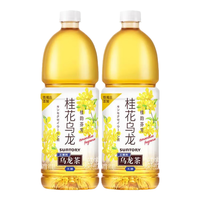三得利（Suntory）无糖乌龙茶饮料900ml*2/4/6/12瓶 大瓶装 无糖茉莉桂花乌龙茶饮料 无糖桂花乌龙茶900ml*2瓶