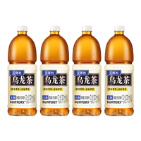 三得利（Suntory）无糖乌龙茶饮料900ml*2/4/6/12瓶 大瓶装 无糖茉莉桂花乌龙茶饮料 无糖乌龙茶900ml*4瓶