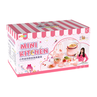 小伶玩具迷你小厨房真煮全套装真实版做饭女孩过家家玩具生日礼物