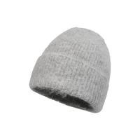 CACUSS 羊毛帽子女冬保暖百搭毛线帽户外防风防寒护耳简约针织帽冷帽