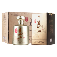 泰山牌儒风泰山 38度浓香型白酒 固态法酿造 山东鲁酒 整箱500ml*6瓶