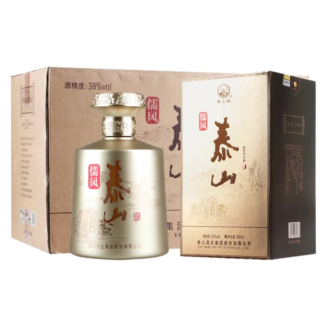  taishanpai/泰山牌 固态法酿造 浓香型白酒  箱装 500ml 38度