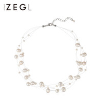 ZENGLIU 淡水珍珠项链 满天星