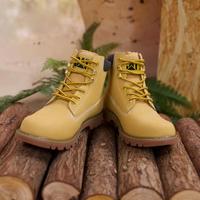 CAT 卡特彼勒 COLORADO 男女同款 户外牛皮工装大黄靴 P726559N3EDC25