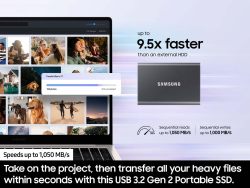 三星 高速便携 移动固态硬盘  4TB