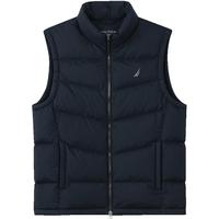 NAUTICA/诺帝卡男装冬季防轻泼水肌理感保暖羽绒马甲JO4321