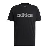 阿迪达斯 (adidas)短袖男装23夏季新款户外运动服透气纯棉圆领训练休闲服T恤上衣 HD7066/黑色纯棉/店长推荐 M/175cm/120斤