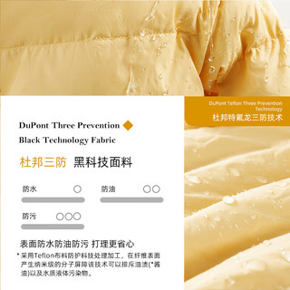 欧孕（OUYUN）婴儿羽绒服冬季连体衣外出三防男女宝宝保暖哈衣加厚一体爬服 小猪粉【三防拒污-不易钻绒】 100cm