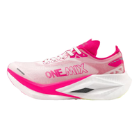 ONEMIX玩觅追枫1.0跑鞋专业马拉松竞速碳板鞋提速男鞋竞赛轻便运动鞋 樱花粉