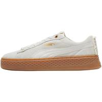 PUMA 彪马 女子 休闲鞋 板鞋 厚底松糕鞋  SMASH PLATFORM FRILL 运动鞋 366928 04 米白色 38码