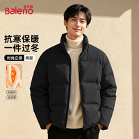班尼路(Baleno)棉服男款秋冬季加厚立领面包服男士保暖棉衣男棉袄加绒外套男上装