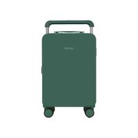 途加TUPLUS 印象系列宽拉杆设计大容量行李箱男拉杆箱女PC轻便旅行箱 花园绿 28英寸