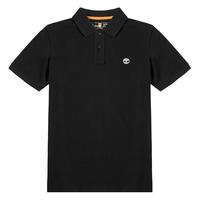Timberland添柏岚T恤男士短袖夏季薄款翻领上衣服中年polo衫爸爸男 黑色/A24H2001 M/175