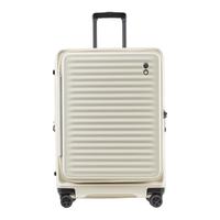 愛可樂 ECHOLAC  侧开盖大容量行李箱可扩展TSA密码锁箱旅行箱PCT183F浅咖色28吋