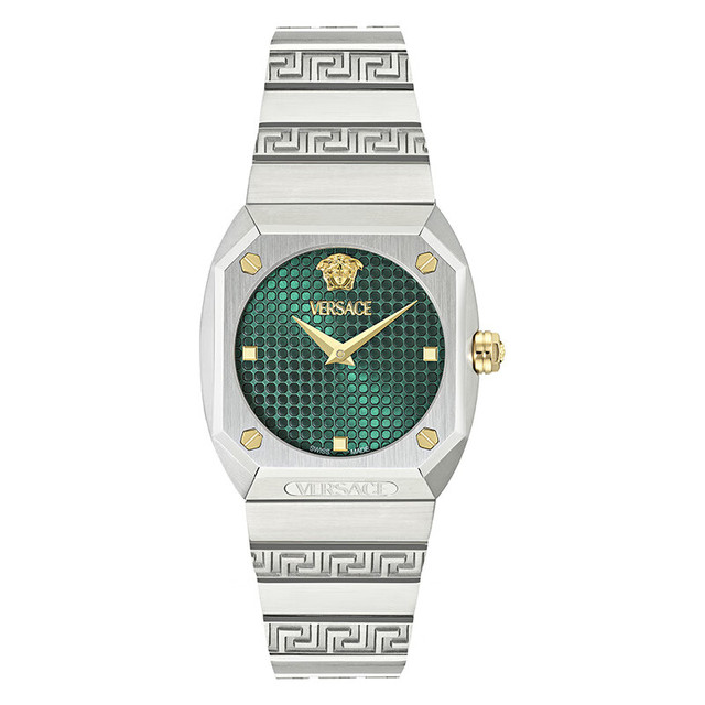 VERSACE 范思哲 瑞士手表 复古方块石英女手表  VE9E00424