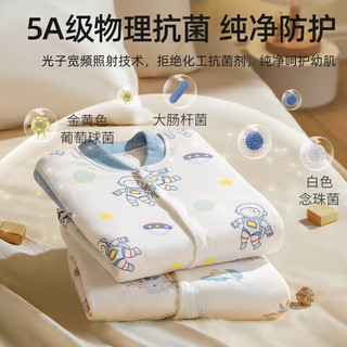 贝肽斯儿童连体衣春秋季夹棉恒温加厚保暖新生儿衣服男女宝宝连体衣 田园时光 73cm