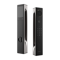 欧瑞博 V5Face 3D人脸识别 黑曜石纹 标准锁体版 智能门锁